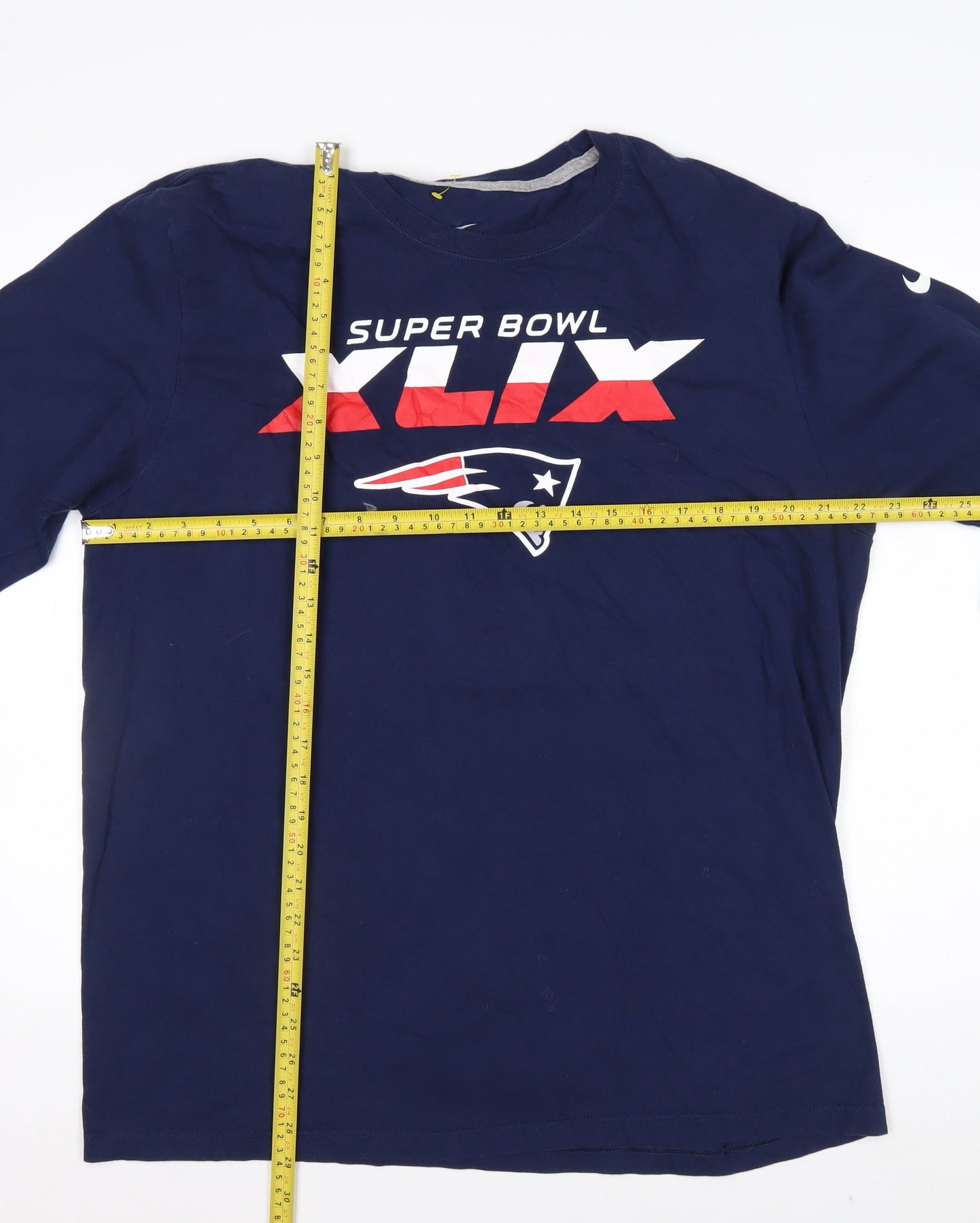 Nike Men’s Navy Super Bowl XLIX Long Sleeve T-Shirt XL Regular Fit