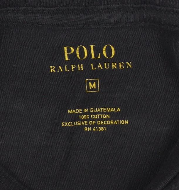 Ralph Lauren Men’s Black Long Sleeve Crew Neck Casual Top M