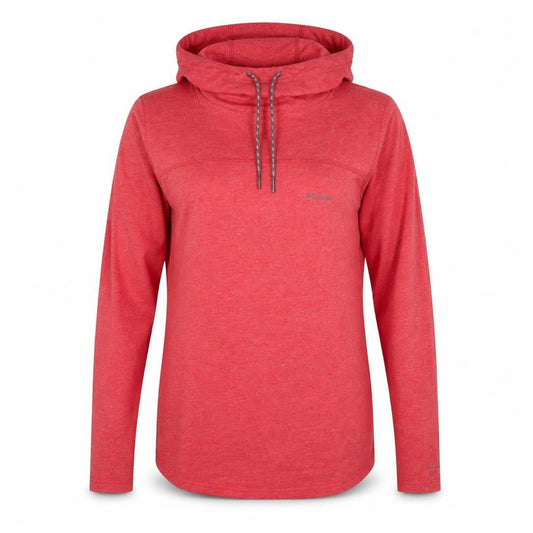 Columbia Womens Red Pullover Hoodie Size S Long Sleeve Activewear