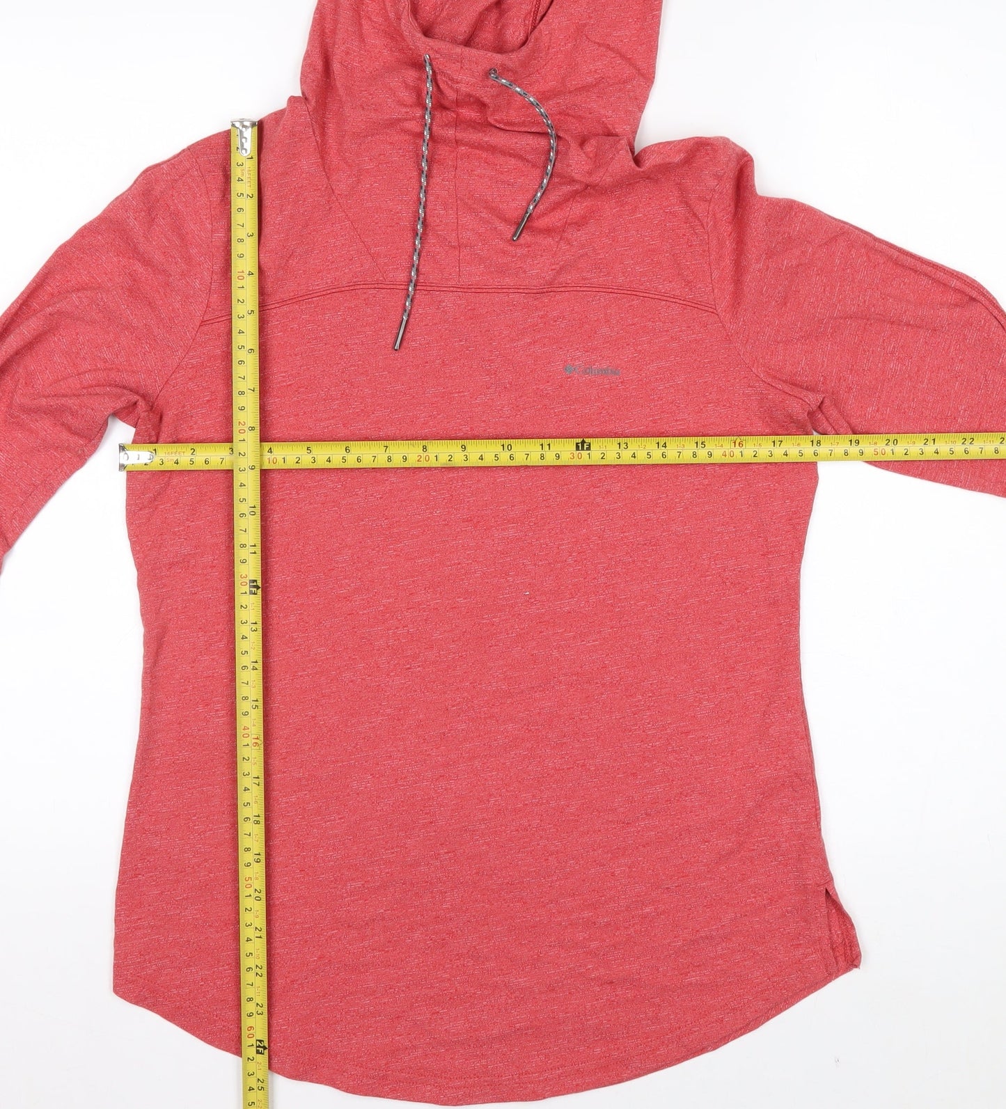 Columbia Womens Red Pullover Hoodie Size S Long Sleeve Activewear