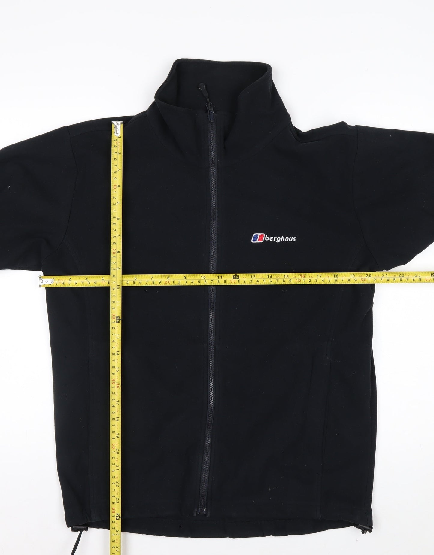 Berghaus Men Black Fleece Full Zip Outdoor Jacket M Regular Fit