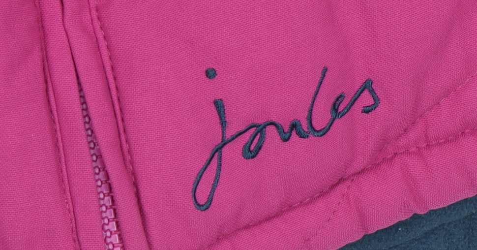 Joules Womens Pink XS Puffer Waistcoat Gilet Sleeveless Outdoor Vest