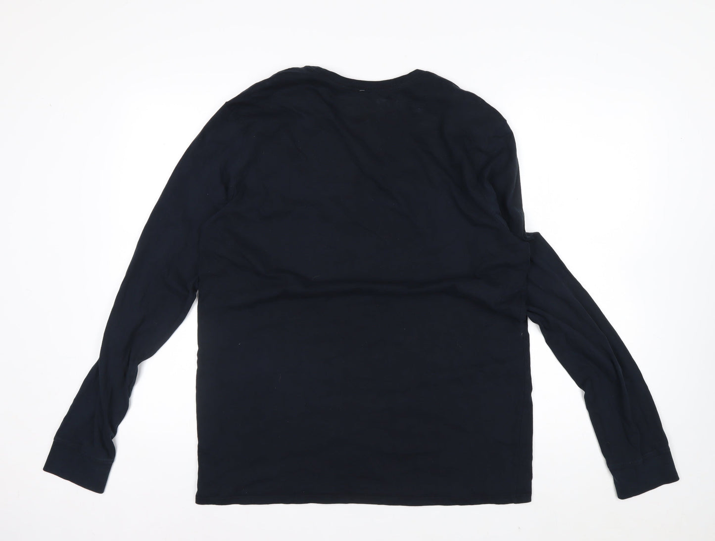 Nike Men's Black Long Sleeve Athletic Fit Graphic Tee L