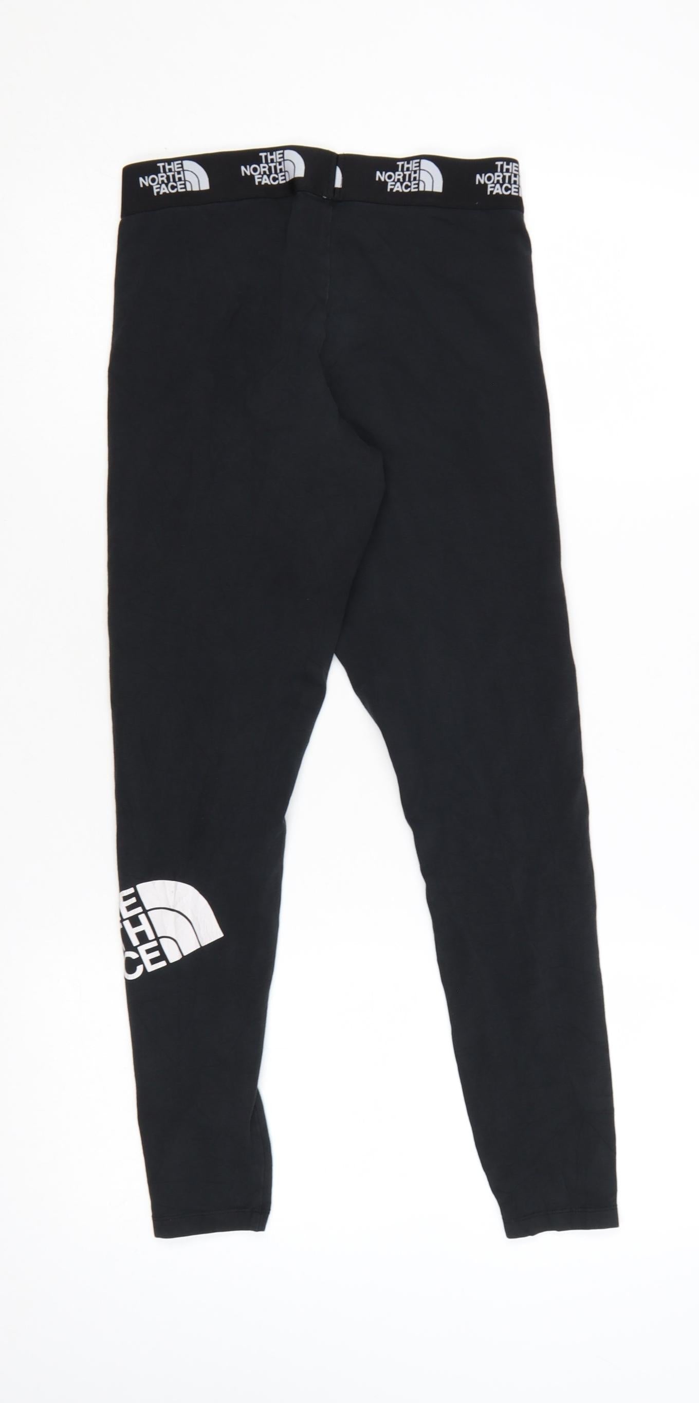 The North Face Womens Black Stretch Logo Leggings Size S