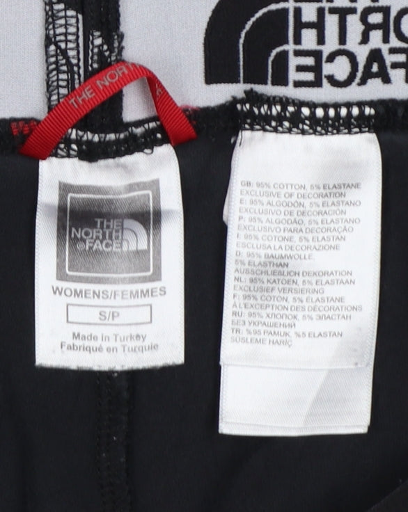 The North Face Womens Black Stretch Logo Leggings Size S