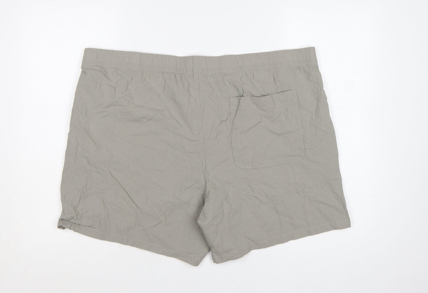 Marks and Spencer Men’s Grey Cotton Stretch Shorts 2XL Regular Fit