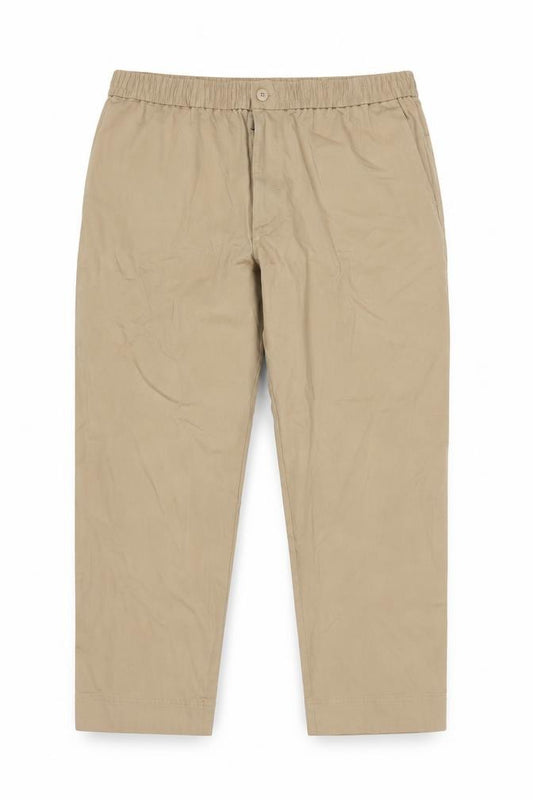 Marks and Spencer Womens Beige XL Cropped Trousers with Elastic Waist