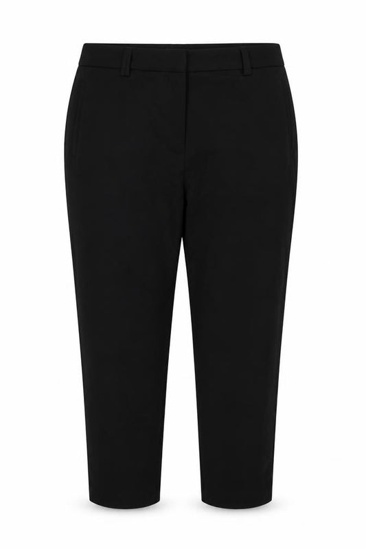 Marks and Spencer Women Black Size 18 Stretch Straight Trousers