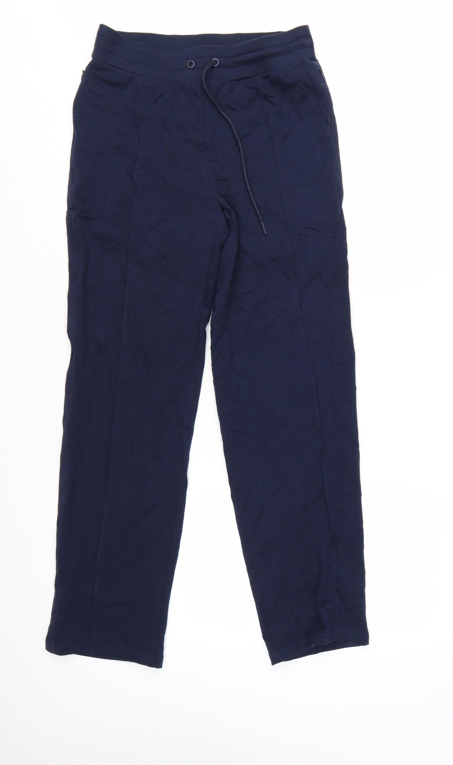Marks and Spencer Women’s Blue Cotton Jogger Trousers Size 8