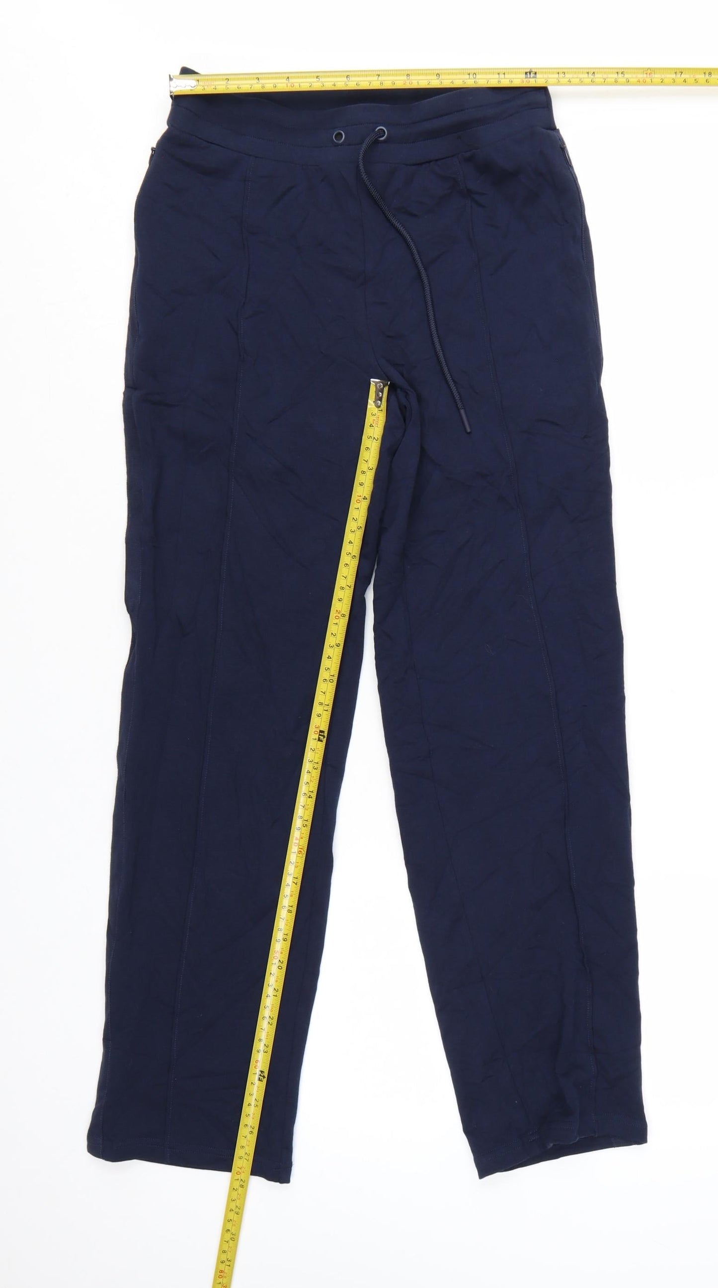 Marks and Spencer Women’s Blue Cotton Jogger Trousers Size 8