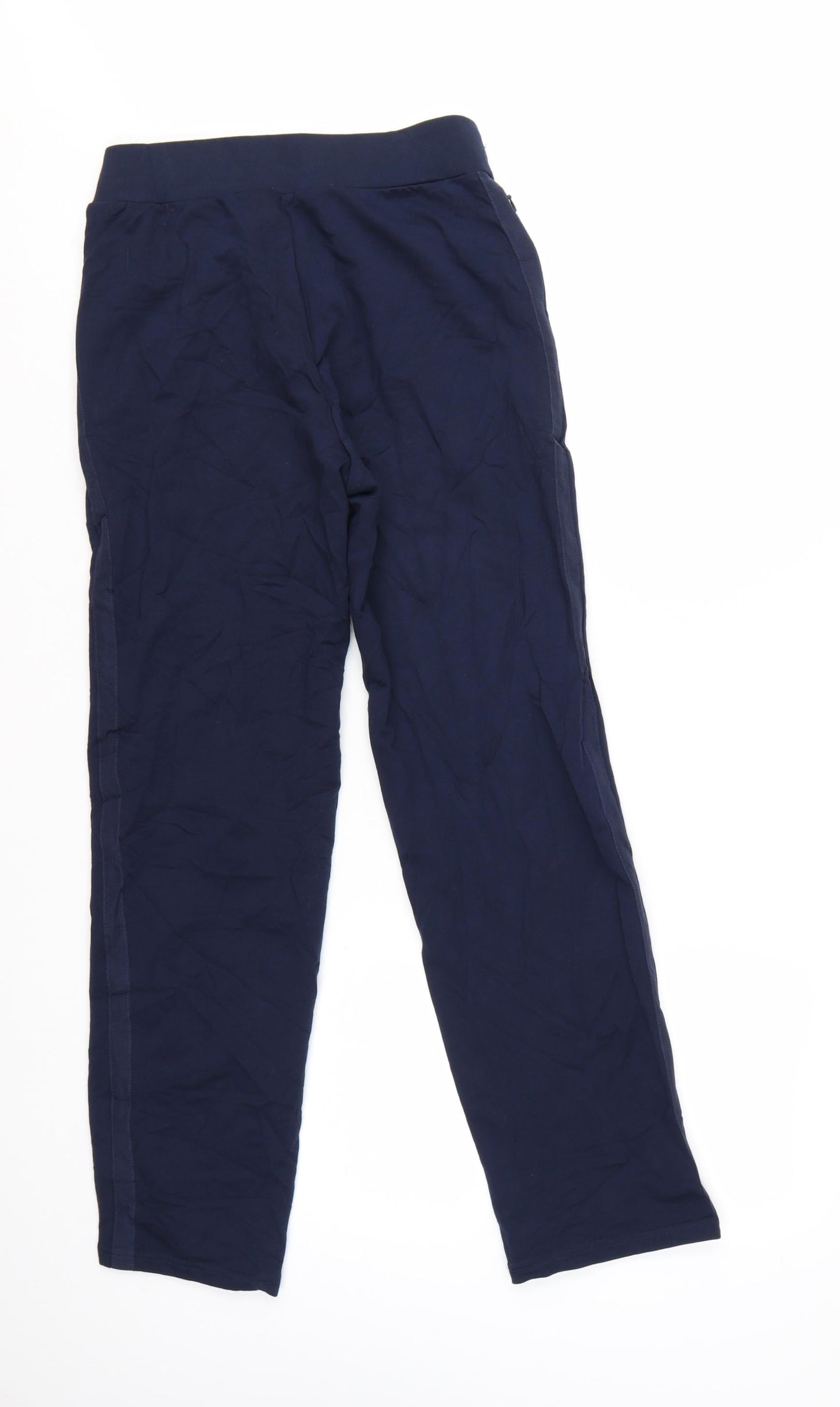 Marks and Spencer Women’s Blue Cotton Jogger Trousers Size 8