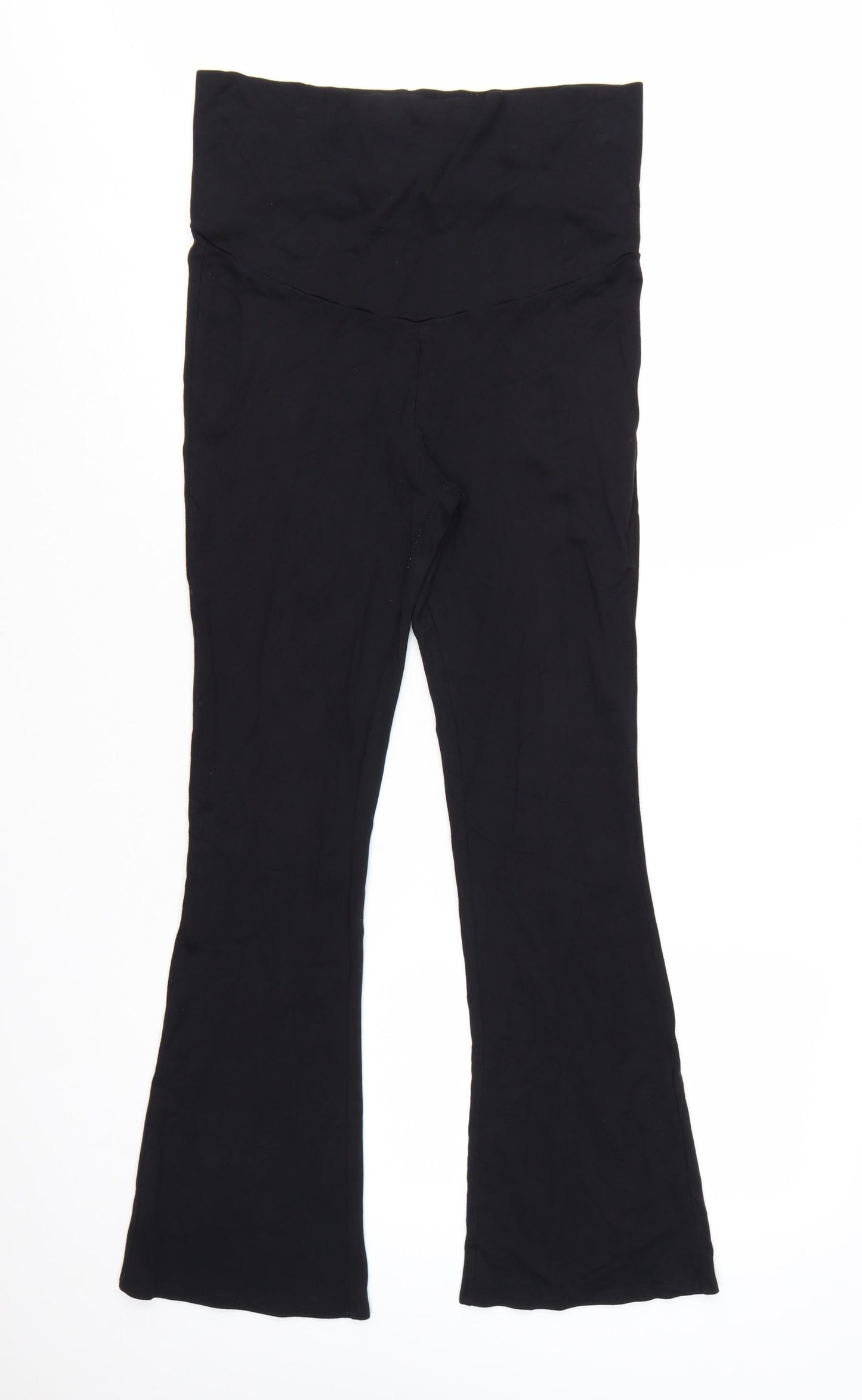 H&M Mama Women's Black Maternity High Rise Stretch Leggings M