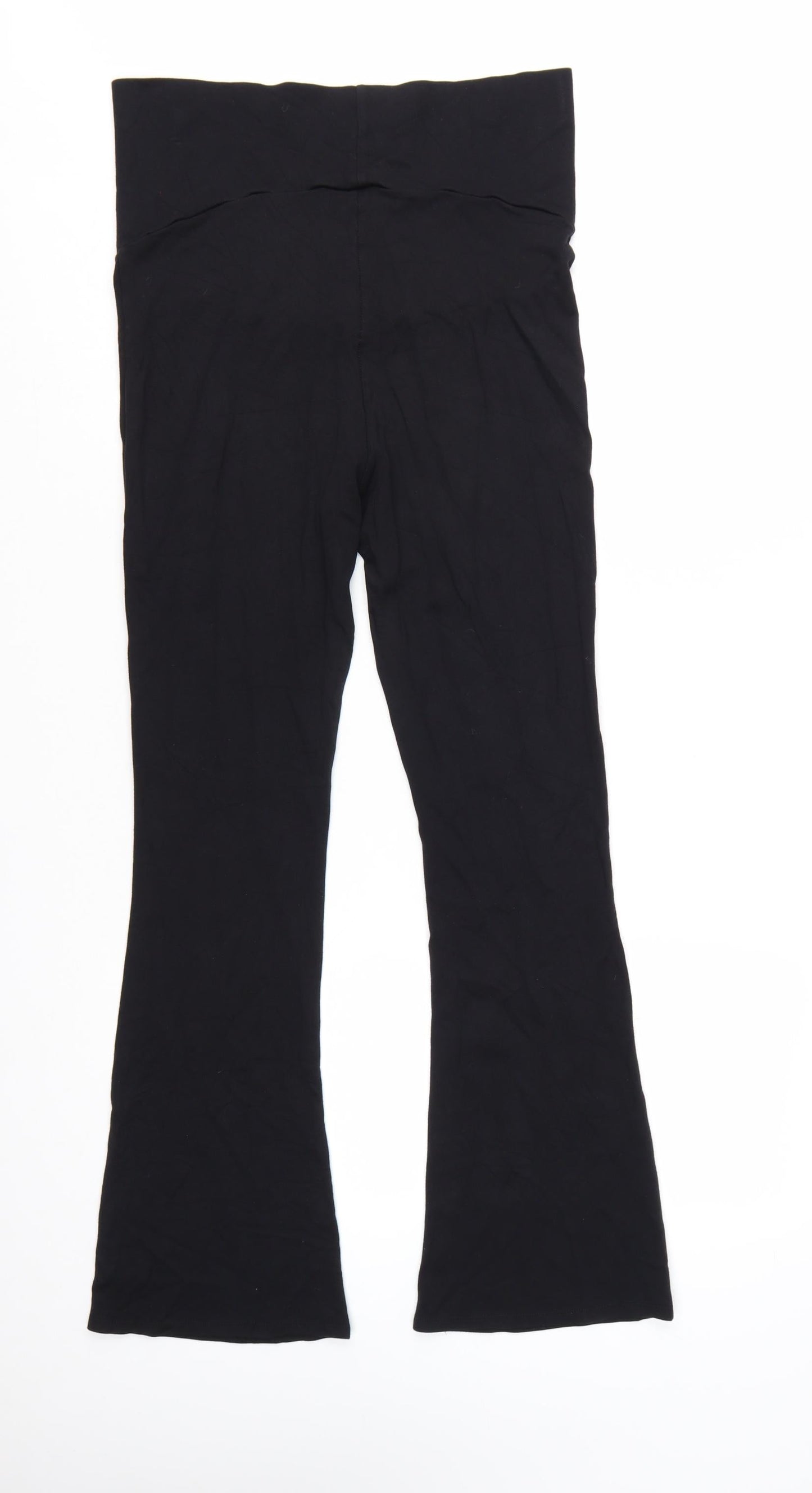 H&M Mama Women's Black Maternity High Rise Stretch Leggings M
