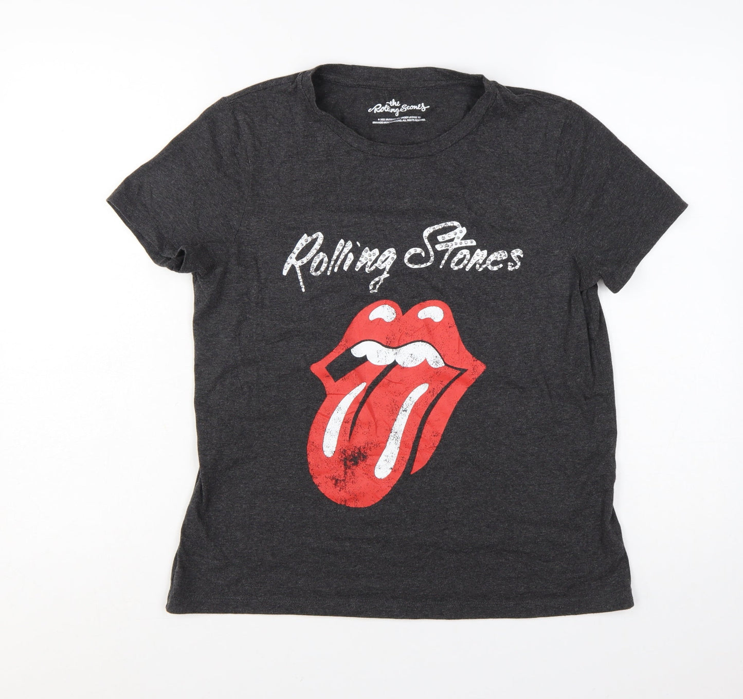 The Rolling Stones Women's Black Graphic T-Shirt Size 12