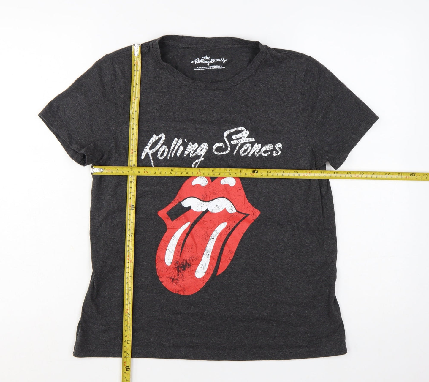 The Rolling Stones Women's Black Graphic T-Shirt Size 12