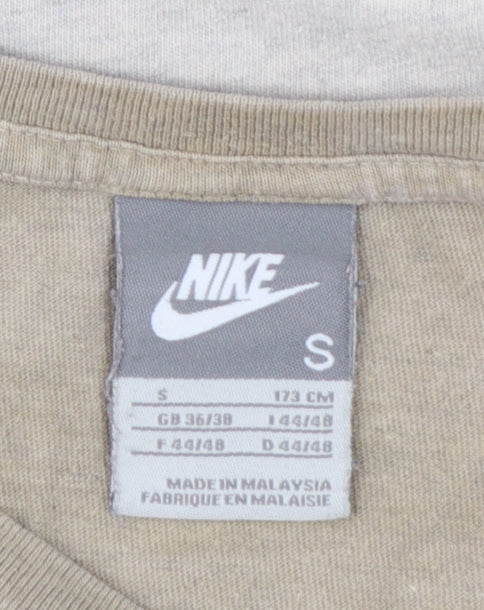 Nike Women's Beige Los Angeles 1984 Cotton T-Shirt Size S