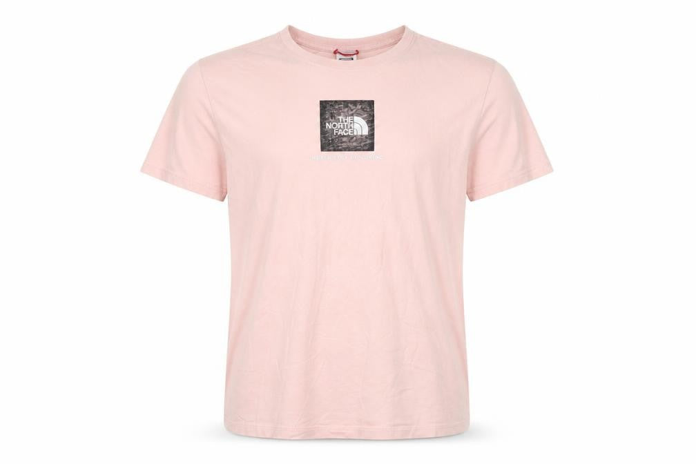 The North Face Men's Pink Graphic Logo Cotton T-Shirt Size L