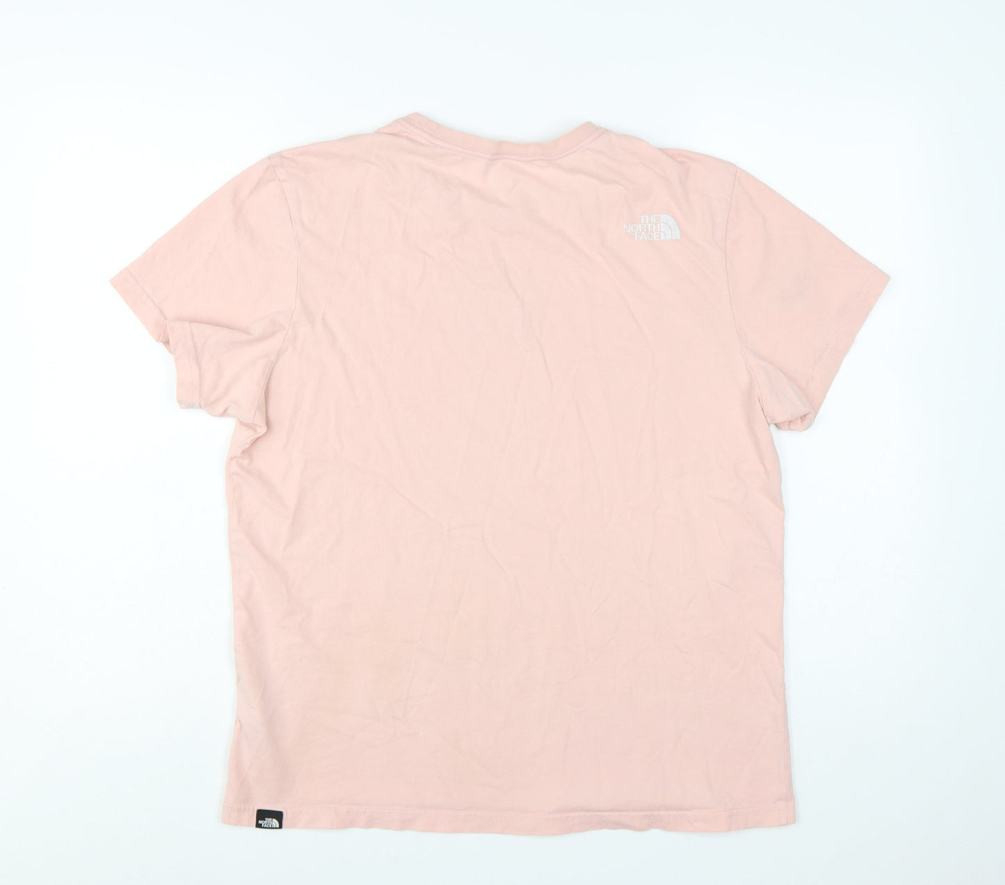 The North Face Men's Pink Graphic Logo Cotton T-Shirt Size L