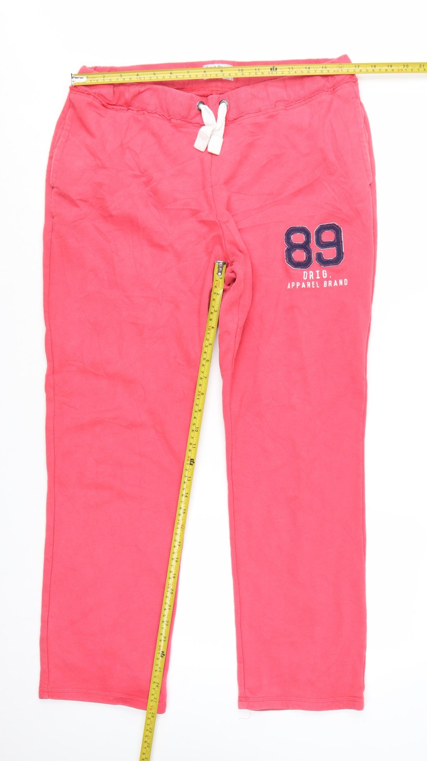 Esmara Womens Pink Cotton Blend Sweatpants L Casual Drawstring