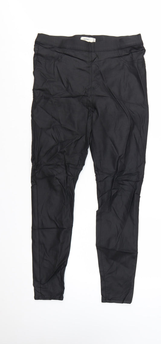 Preloved Marks and Spencer Women's Black Size 14L Jegging Style Leggings - Front