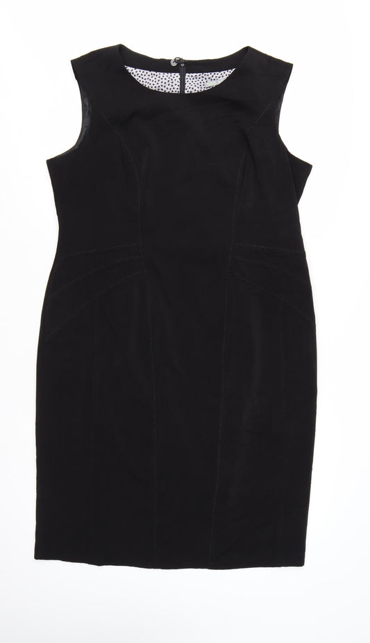 Marks and Spencer Women’s Black Knee Length Sheath Dress Size 18
