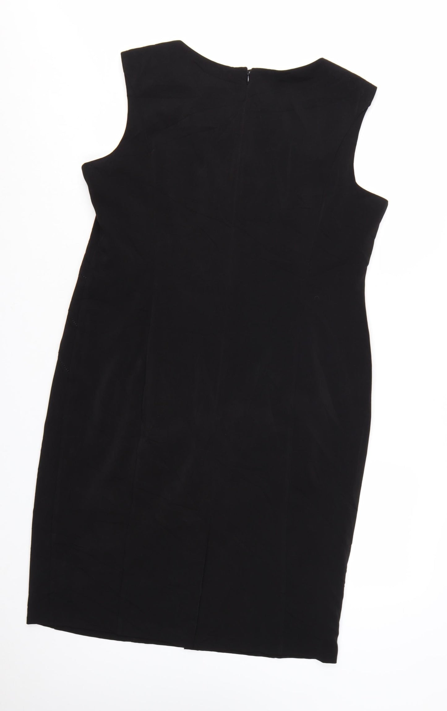 Marks and Spencer Women’s Black Knee Length Sheath Dress Size 18