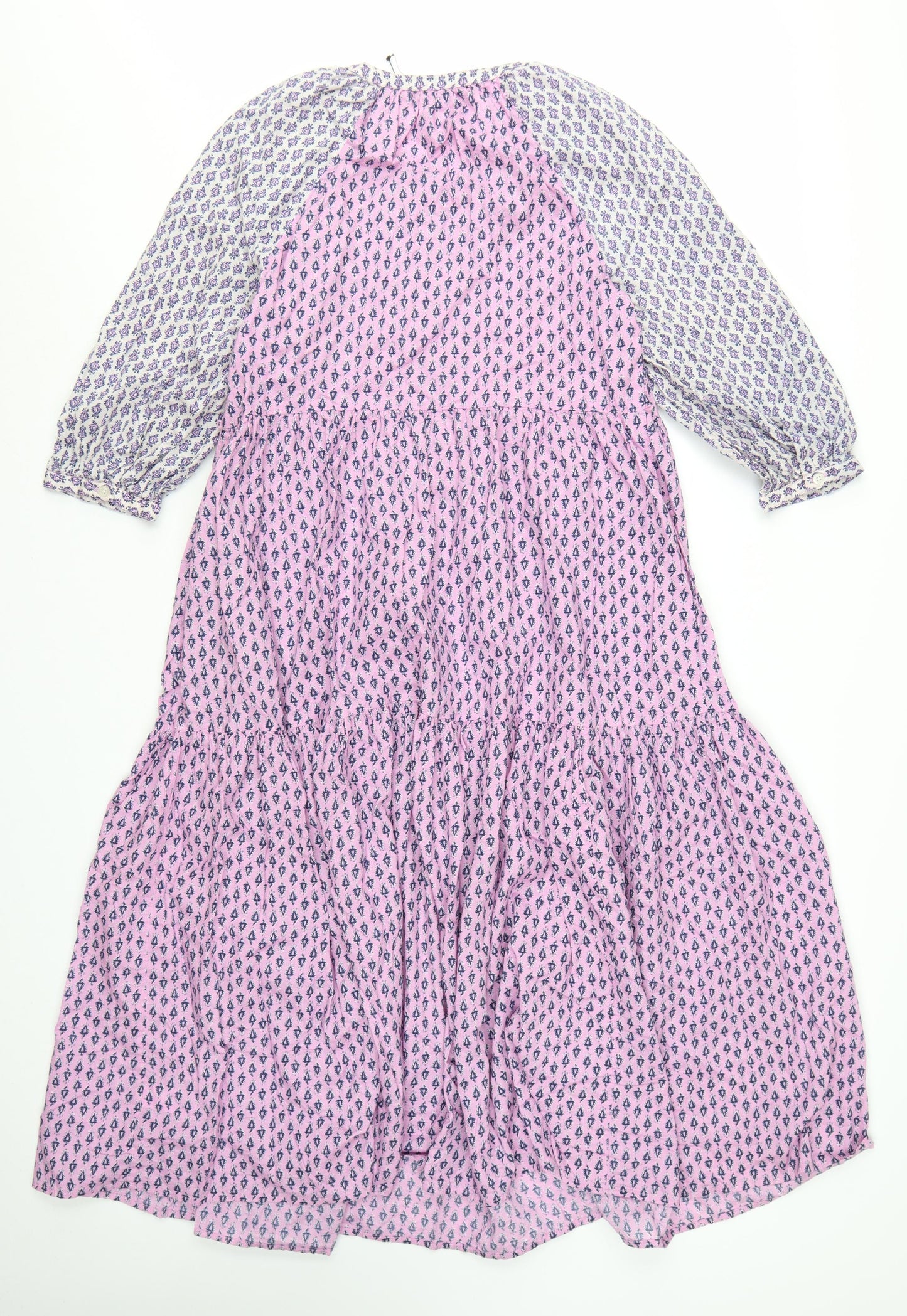Marks and Spencer Women's Pink Floral Swing Dress Size 12