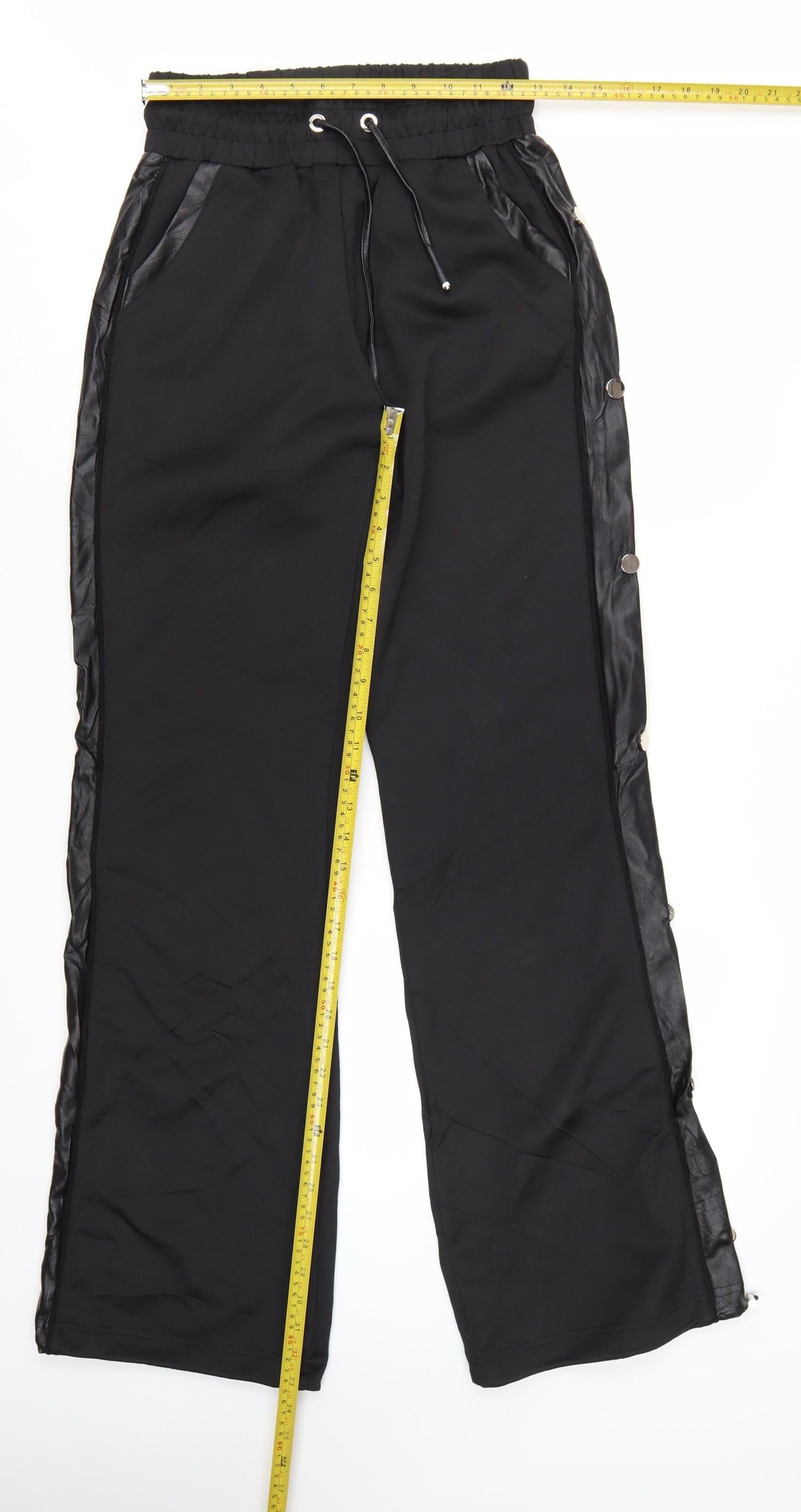 Manière De Voir Women's Black Size 8 Jogger Style Trousers
