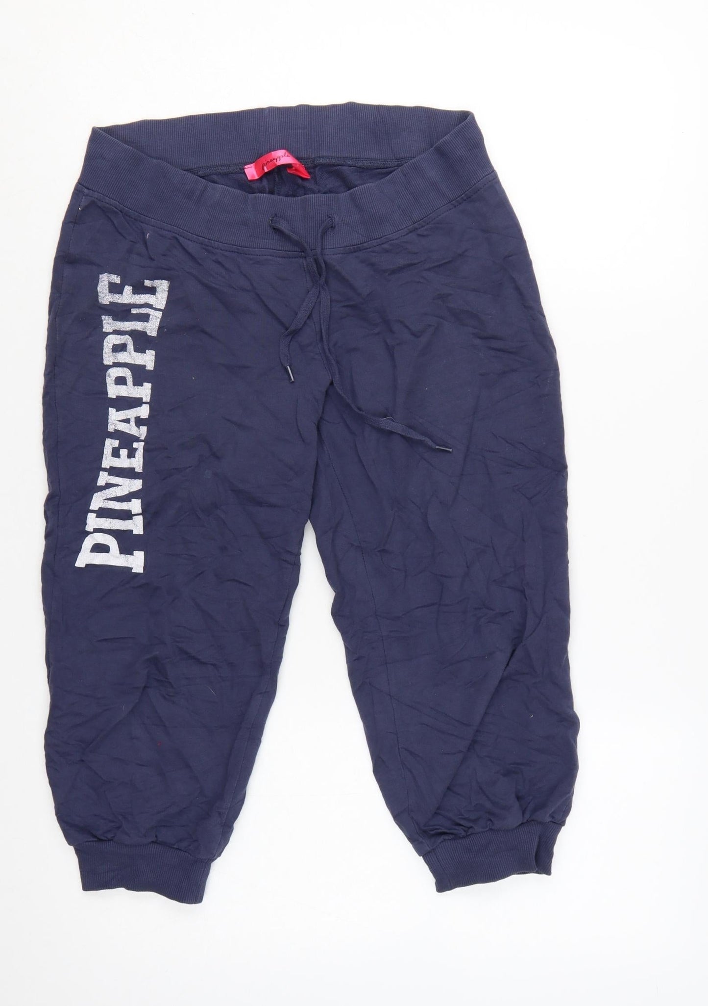 Pineapple Womens Navy Blue S Jogger Sweatpants Cotton