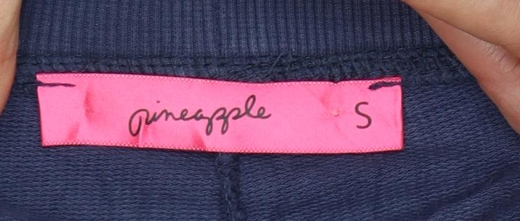 Pineapple Womens Navy Blue S Jogger Sweatpants Cotton