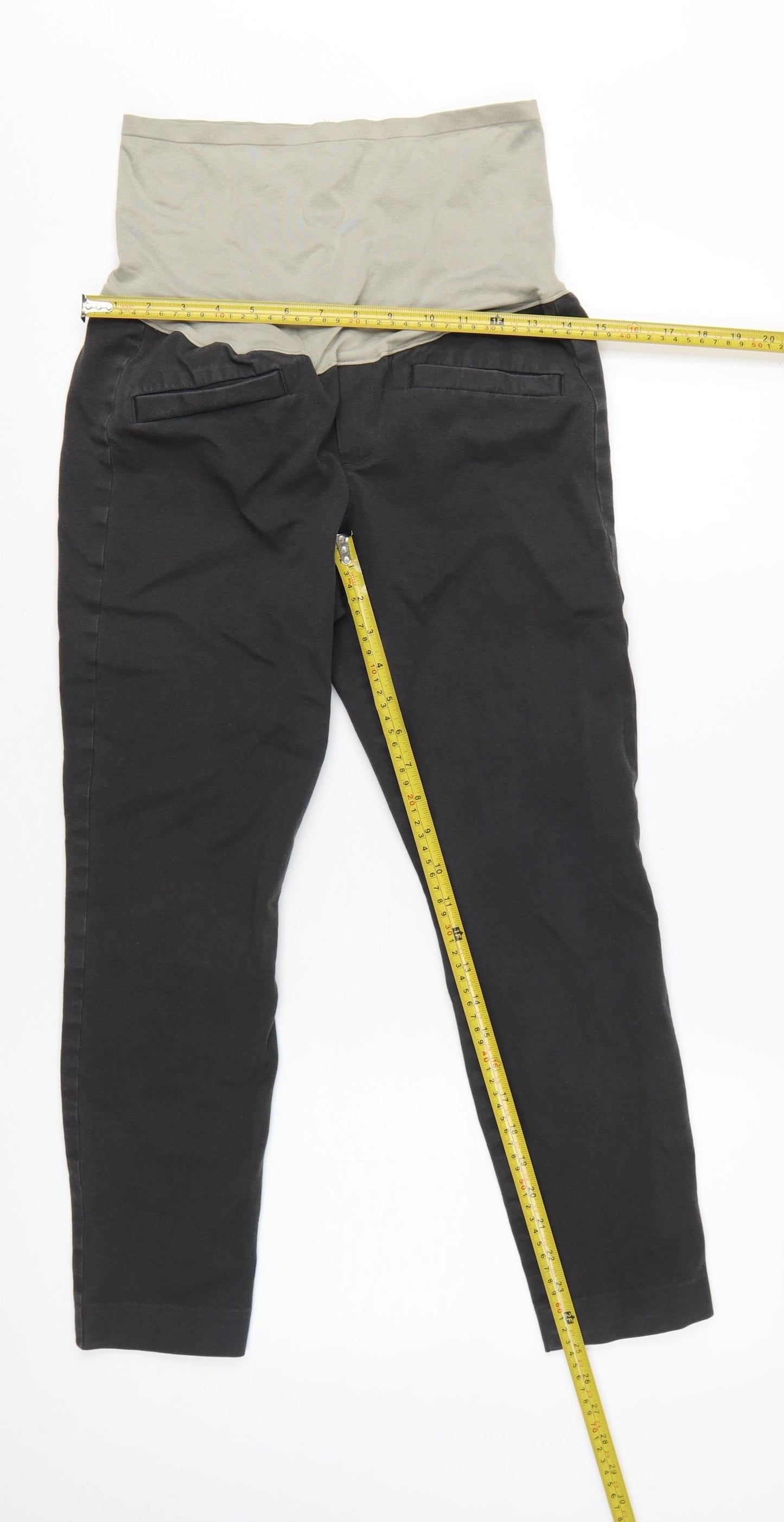 GAP Maternity Black Skinny Ankle Jeans Womens Size 8 High Waist