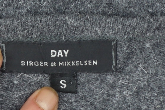 Day Birger et Mikkelsen Women's Grey Sequin V-Neck Cardigan S