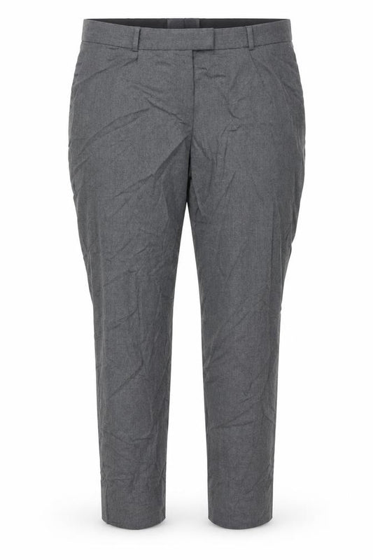H&M Viktor & Rolf Women's Grey Wool Trousers Size 16 Pleated Workwear