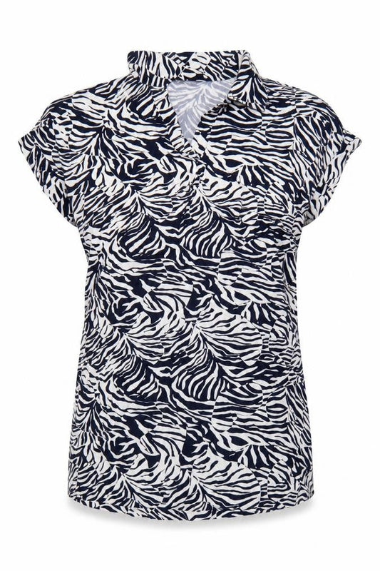 Marks and Spencer Women’s Multicoloured Zebra Print Short Sleeve Shift Dress Size 18