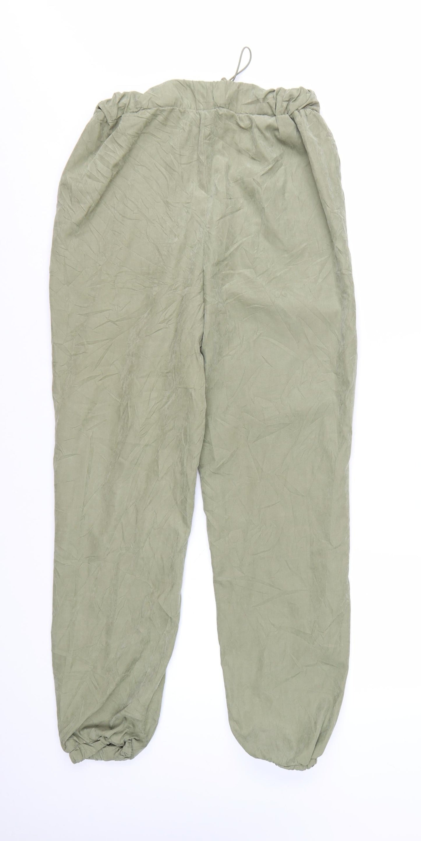Missguided Womens Green Size 10 Jogger Trousers Polyester Lightweight