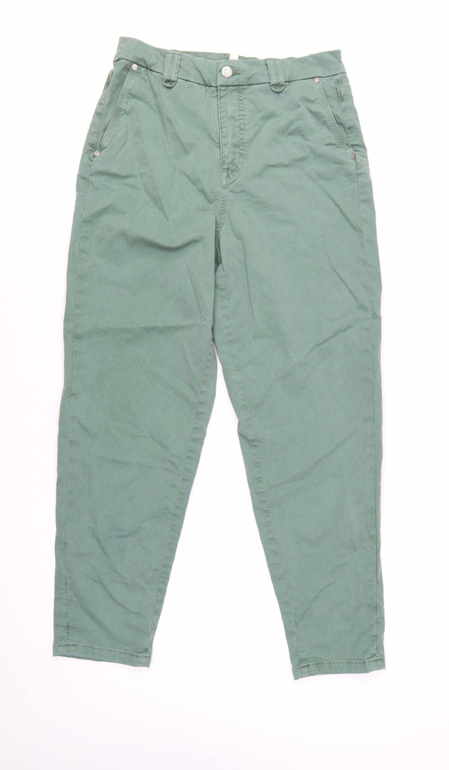 Marks and Spencer Women’s Green Size 10 Tapered Stretch Jeans