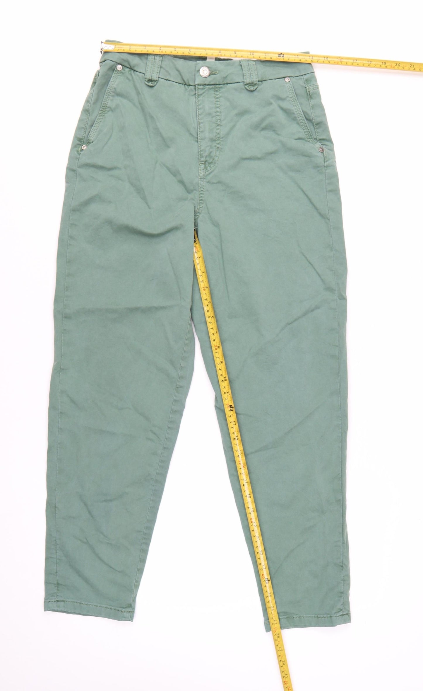 Marks and Spencer Women’s Green Size 10 Tapered Stretch Jeans