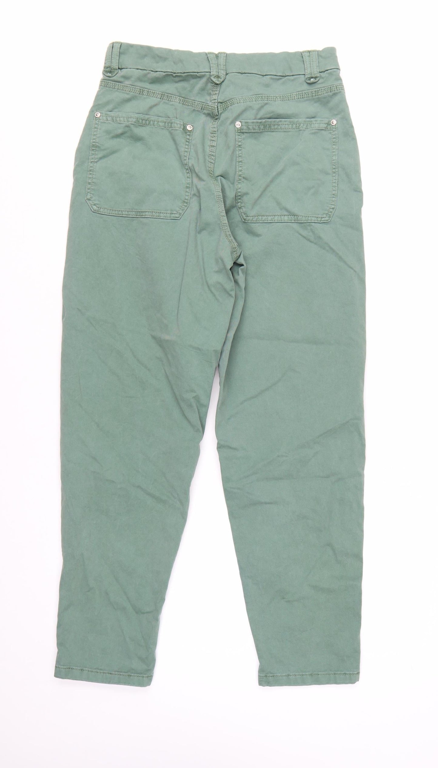Marks and Spencer Women’s Green Size 10 Tapered Stretch Jeans