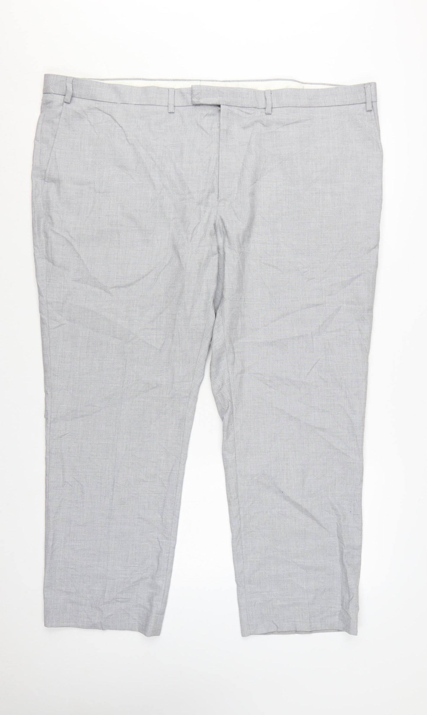 Marks and Spencer Men’s Grey Regular Fit Dress Pants 48 Short
