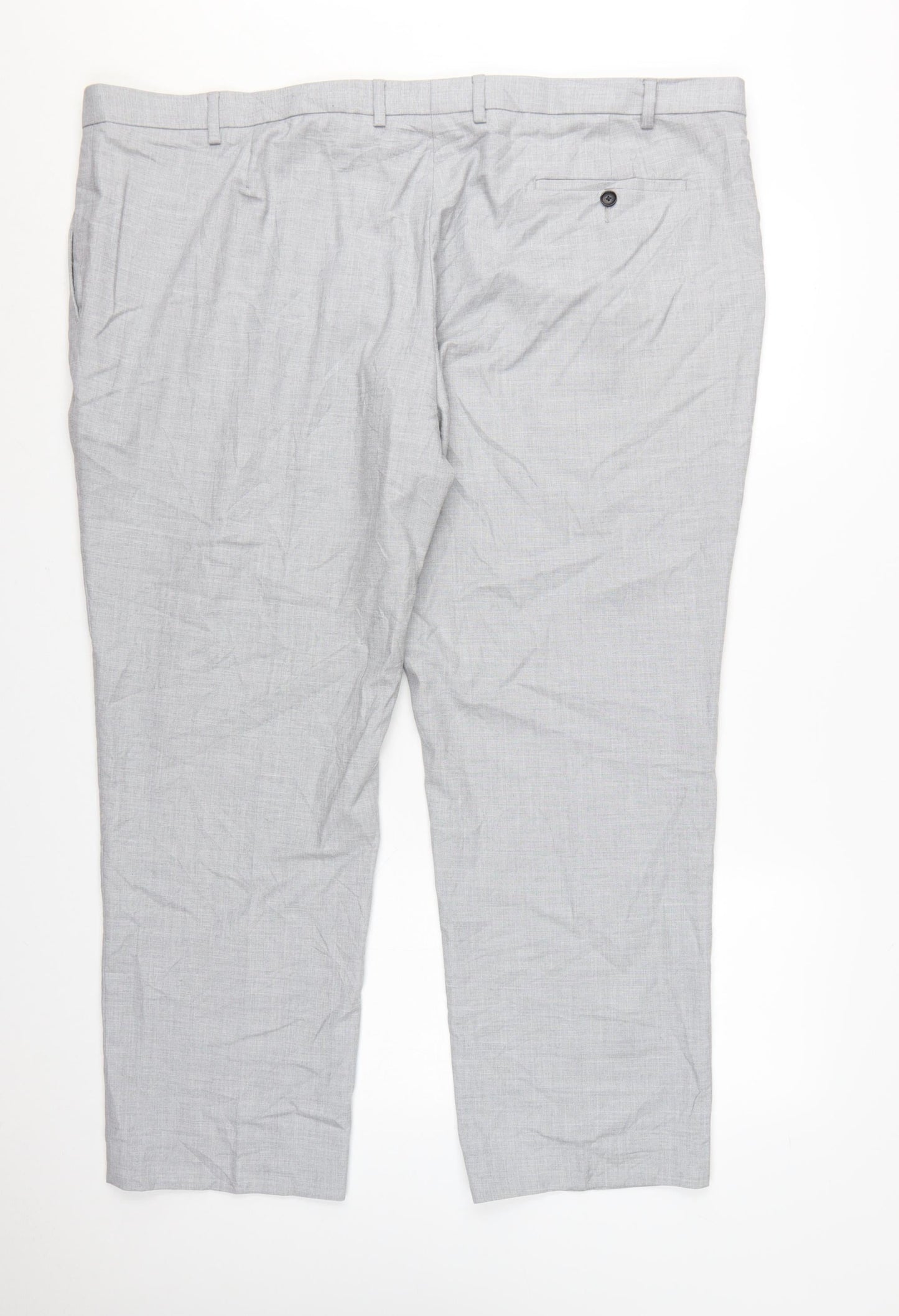 Marks and Spencer Men’s Grey Regular Fit Dress Pants 48 Short