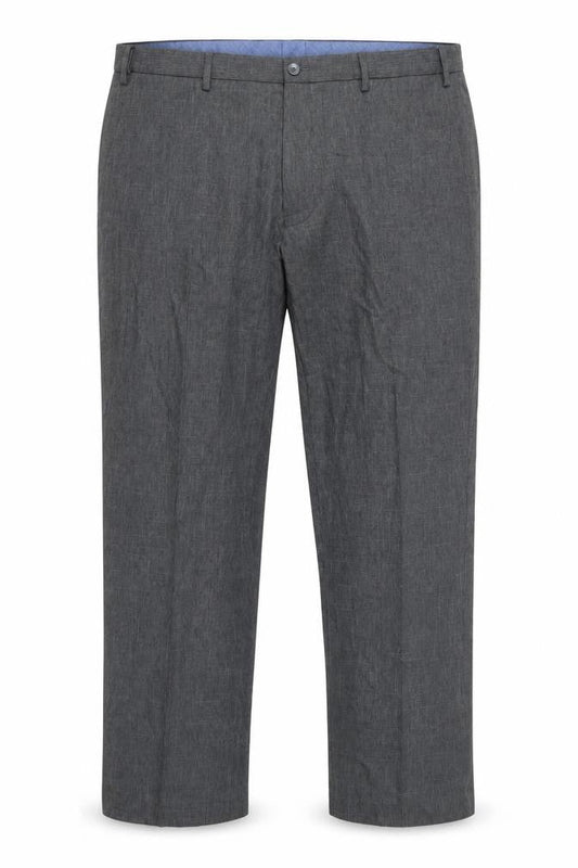 Marks & Spencer Men's Grey Regular Fit Trousers 42L