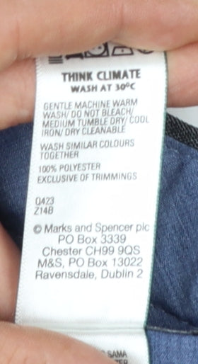 Marks and Spencer Men's Grey Regular Fit Trousers 42L