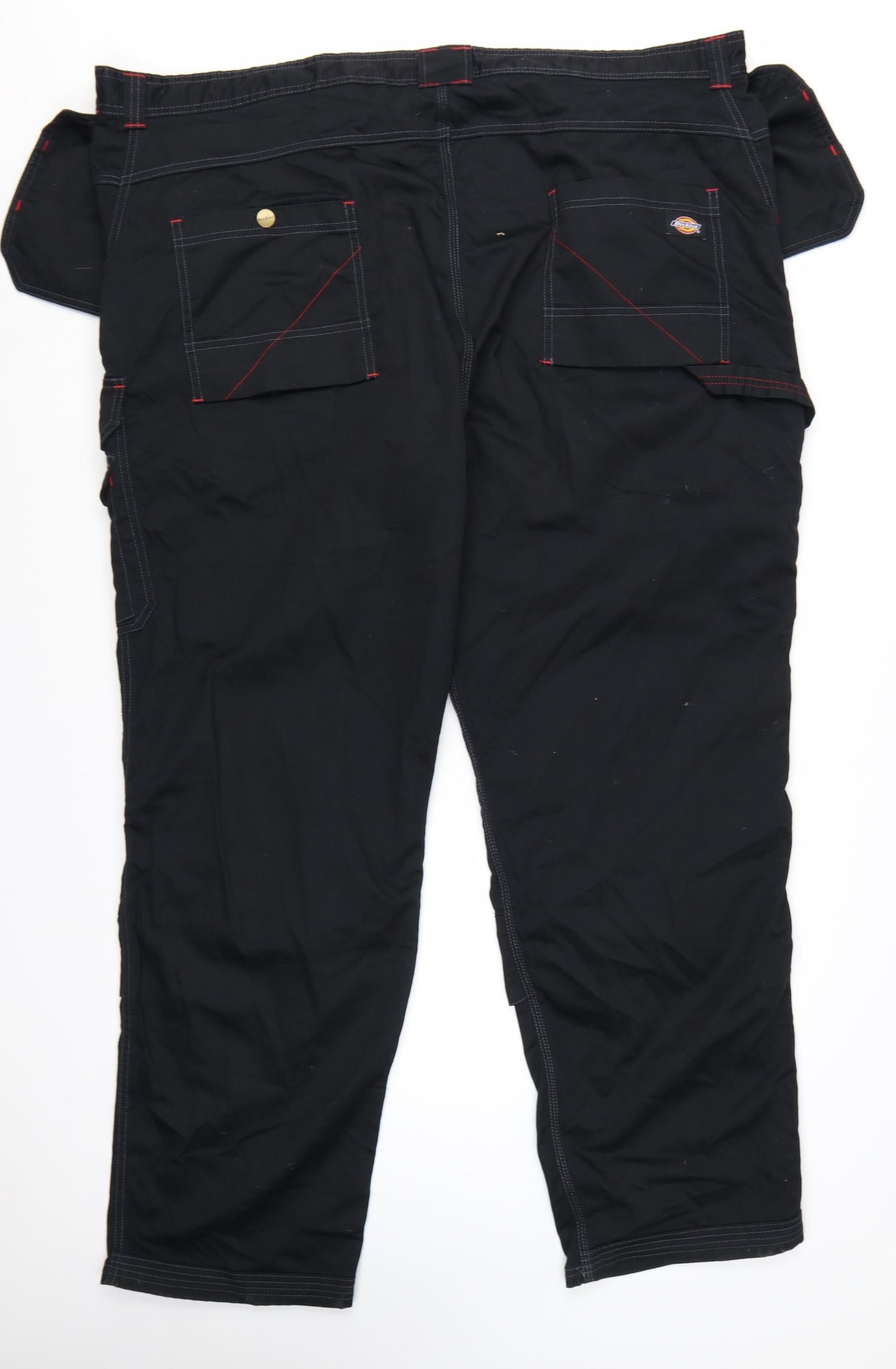 Dickies Men's Black Cargo Work Trousers Size 58T Big & Tall