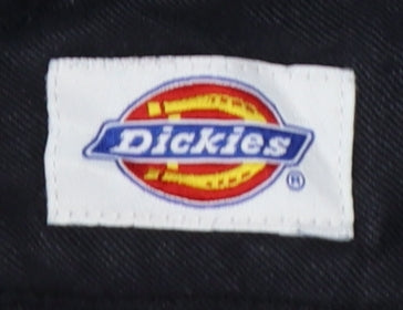 Dickies Men's Black Cargo Trousers Size 28 Regular Fit Workwear Pants