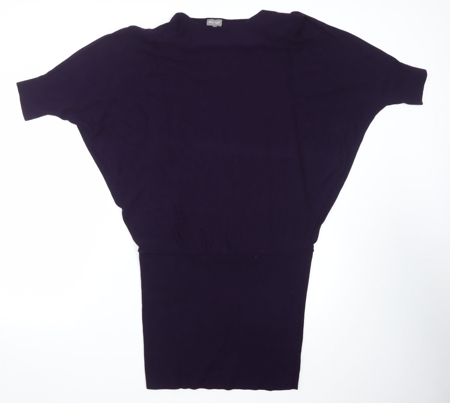 Phase Eight Women Purple Size 10 Knit Batwing Bodycon Dress