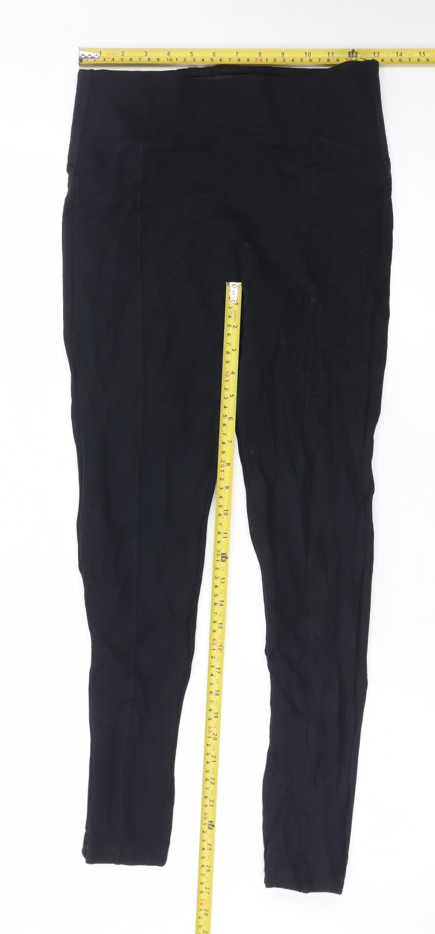 Marks and Spencer Women’s Black Size 10 High Rise Stretch Leggings