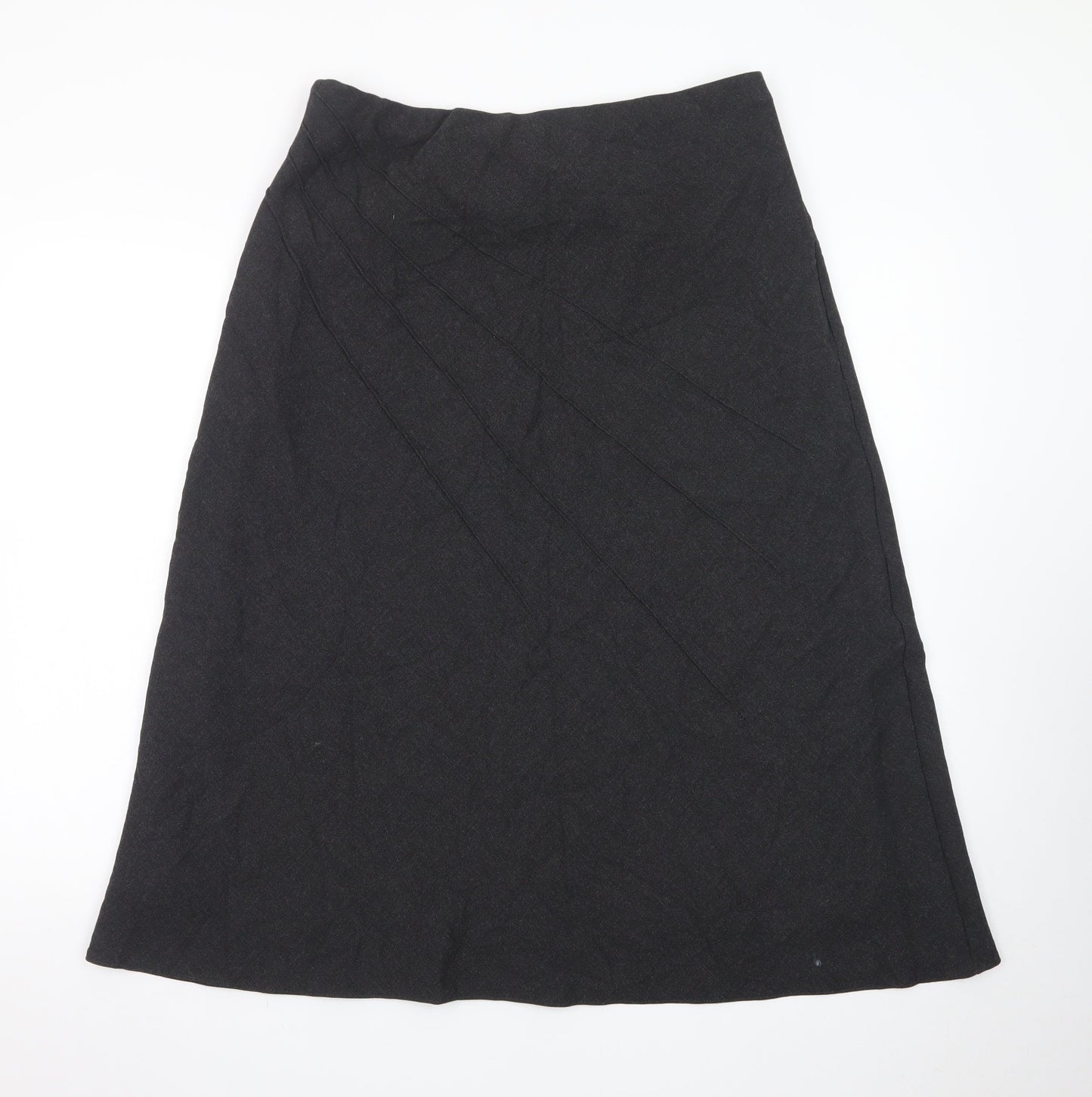 Marks and Spencer Women’s Black Wool Blend A-Line Skirt Size 16