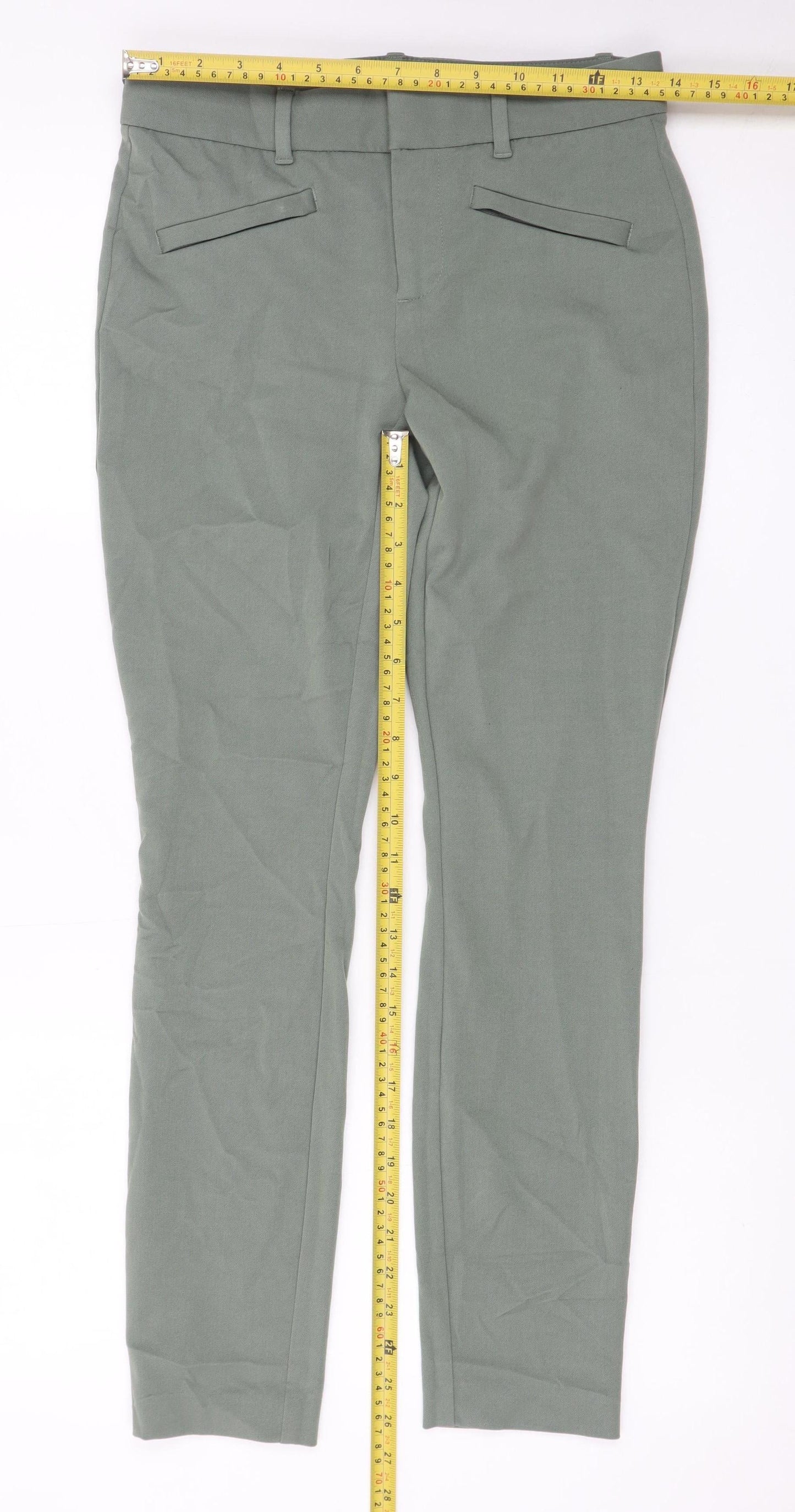 GAP Women’s Green Slim Fit Chino Trousers Size 2 Stretch Twill