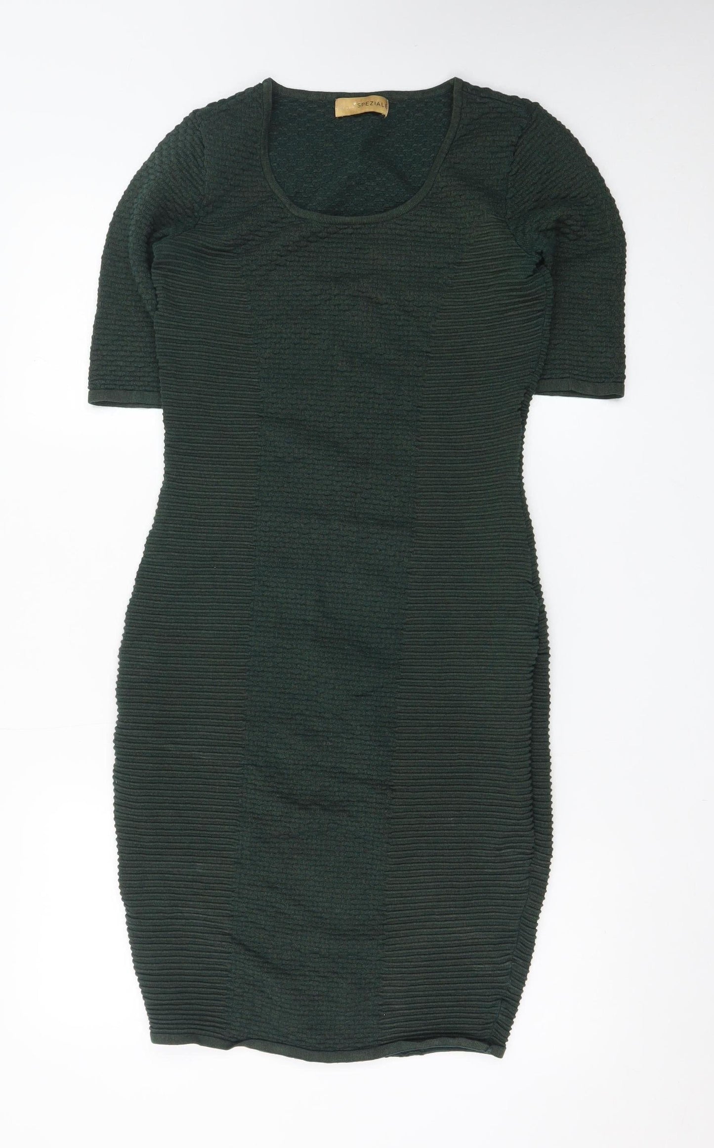 Marks and Spencer Women’s Green Bodycon Knit Dress Size 8