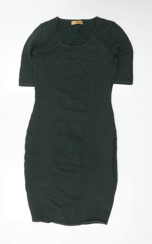 Marks and Spencer Women’s Green Bodycon Knit Dress Size 8